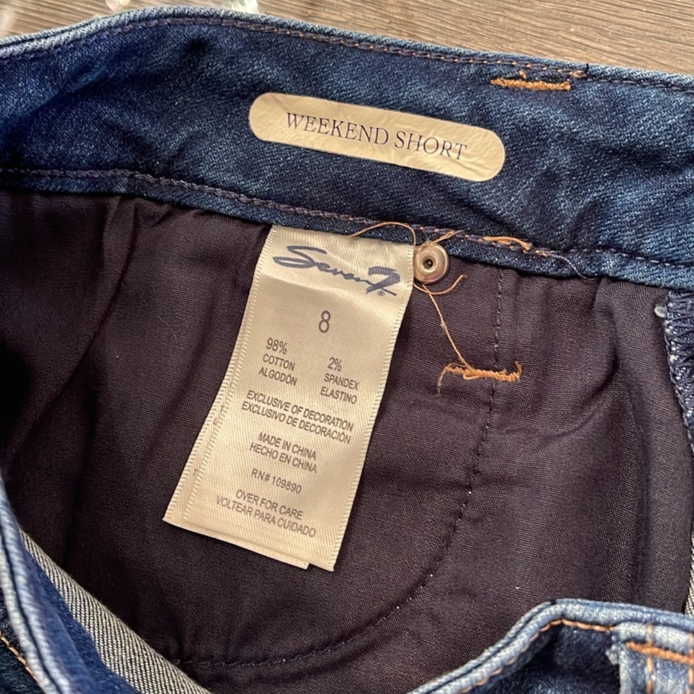 Women’s Seven7 Weekend Short , Fray Hem, Size 8 New with Tags - Picture 14 of 15